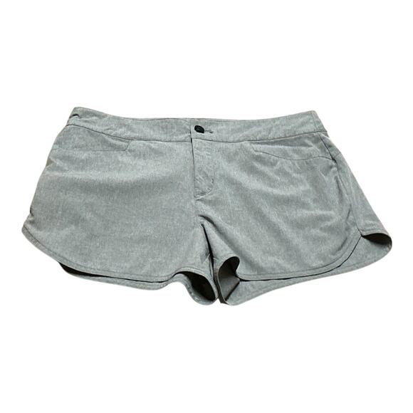 Magellan Outdoors Pro Fish Shorts Gray High Waisted 3" Inseam Medium - Picture 1 of 5